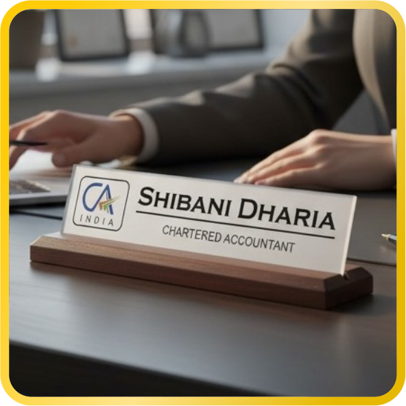 Desk Nameplate