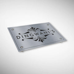 Customized Stainless Steel Letters Etched Nameplate | Dingwanis