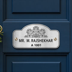 Stainless Steel Engraving Nameplate with Duco Paint | RAJSHEKHAR