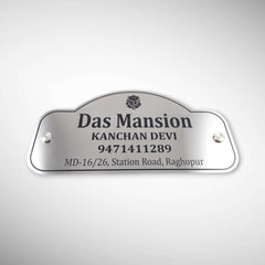 Stainless Steel Engraving Nameplate with Duco Paint | RAJSHEKHAR