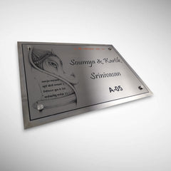 Stainless Steel Letters With Duco Paint Nameplate | Shriniwasan