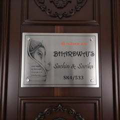 Stainless Steel Letters With Duco Paint Nameplate | Shriniwasan