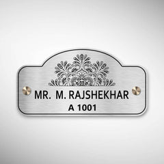 Stainless Steel Engraving Nameplate with Duco Paint | RAJSHEKHAR