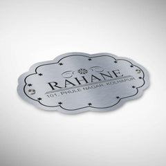 Customized Stainless Steel Letters Etched Nameplate | RAHANE