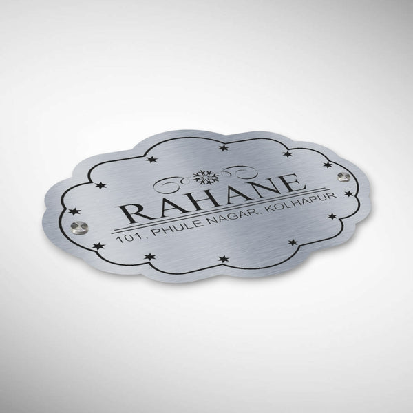 Customized Stainless Steel Letters Etched Nameplate | RAHANE