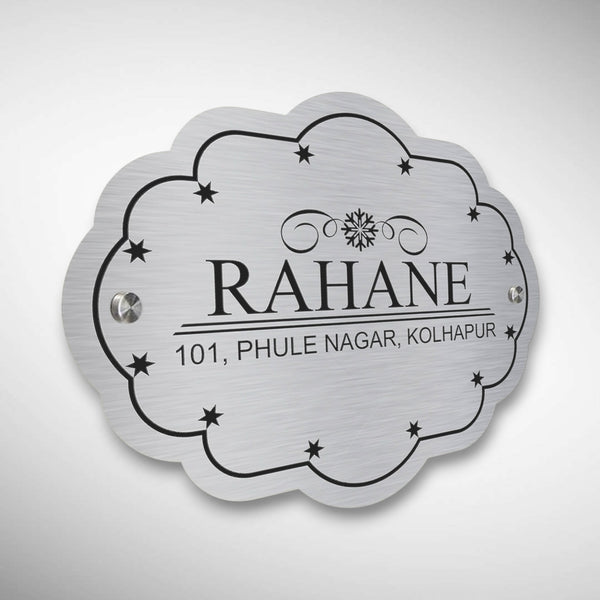Customized Stainless Steel Letters Etched Nameplate | RAHANE
