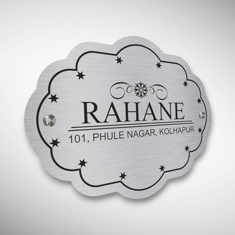 Customized Stainless Steel Letters Etched Nameplate | RAHANE