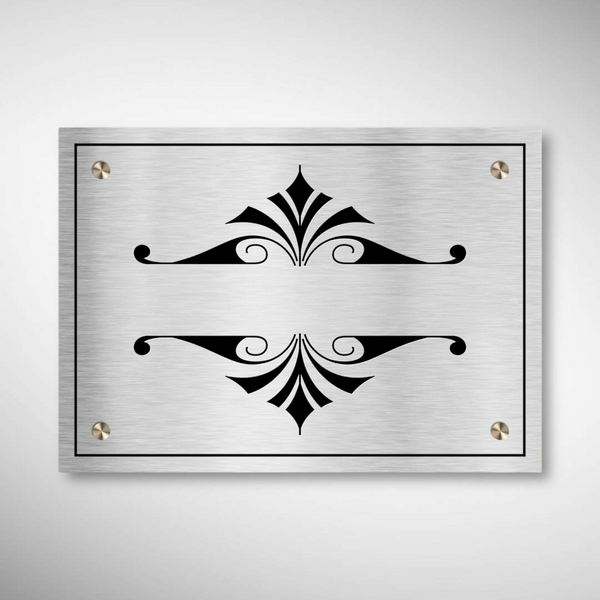 Customized Stainless Steel Letters Etched Nameplate | Dingwanis