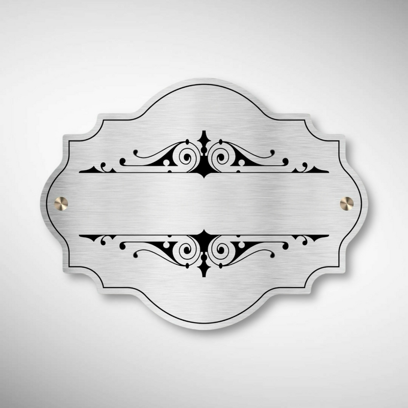 Customized Stainless Steel Letters Etched Nameplate | Anil Tiwari