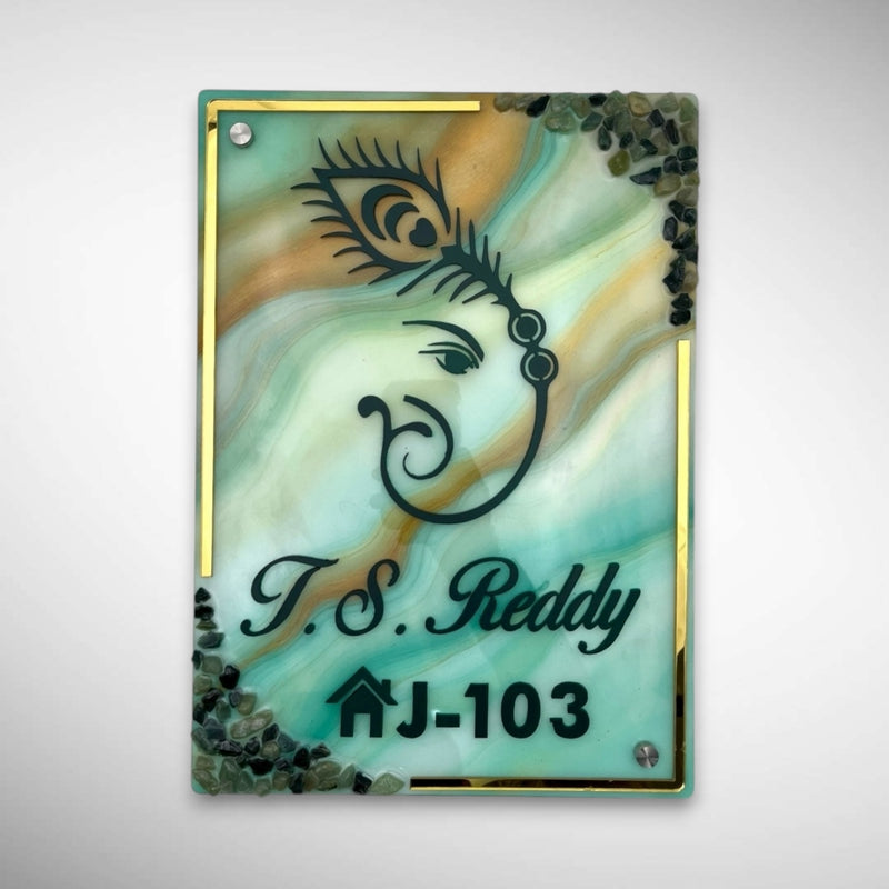 Multicolored Acrylic Resin Nameplate | REDDY