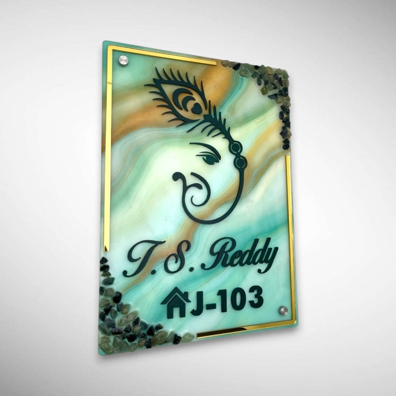 Multicolored Acrylic Resin Nameplate | REDDY