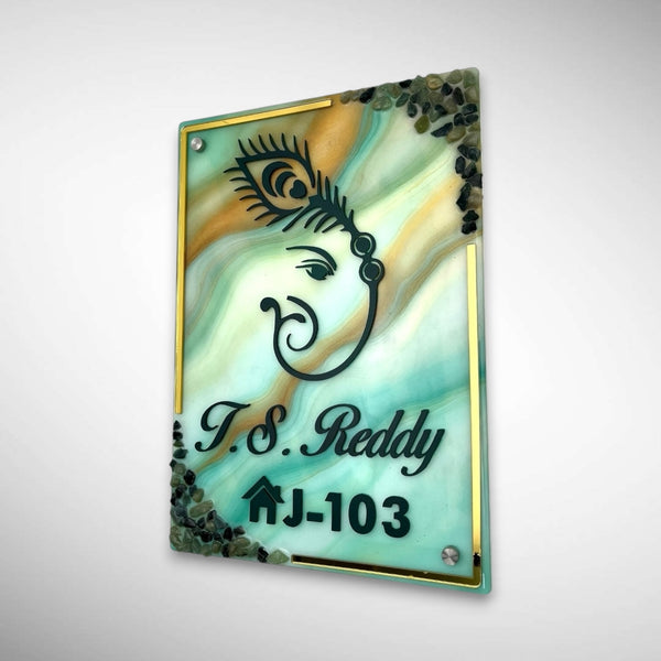 Multicolored Acrylic Resin Nameplate | REDDY