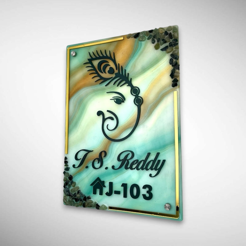 Multicolored Acrylic Resin Nameplate | REDDY
