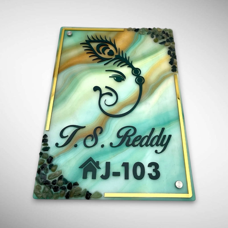 Multicolored Acrylic Resin Nameplate | REDDY