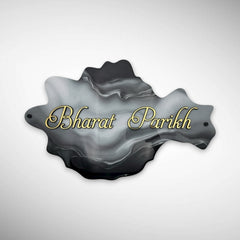 Dark and Light Shade Finished Acrylic Resin Nameplate | BHARAT PAREKH