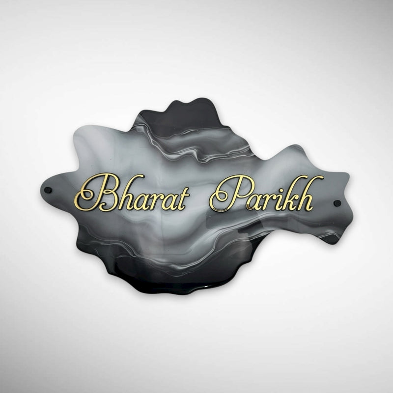 Dark and Light Shade Finished Acrylic Resin Nameplate | BHARAT PAREKH
