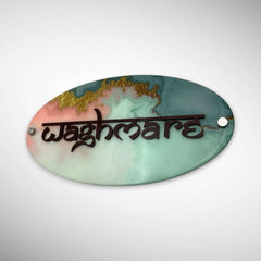 Oval shape Acrylic Resin Nameplate | WAGHMARE