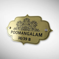Durable Brass SS Nameplate Engraving