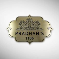 Durable Brass SS Nameplate Engraving