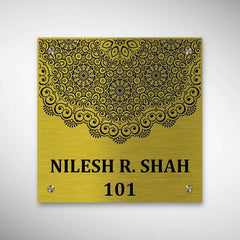 Durable Brass SS Nameplate Engraving