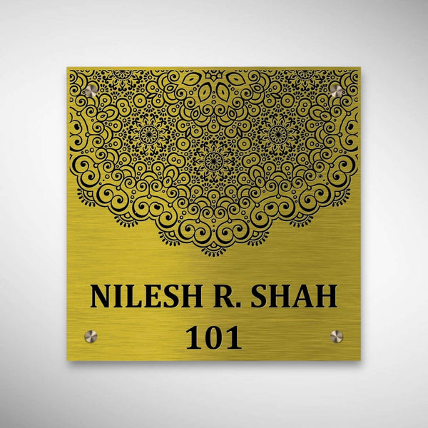 Durable Brass SS Nameplate Engraving
