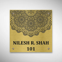 Durable Brass SS Nameplate Engraving