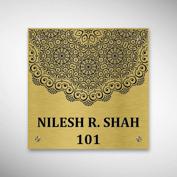 Durable Brass SS Nameplate Engraving