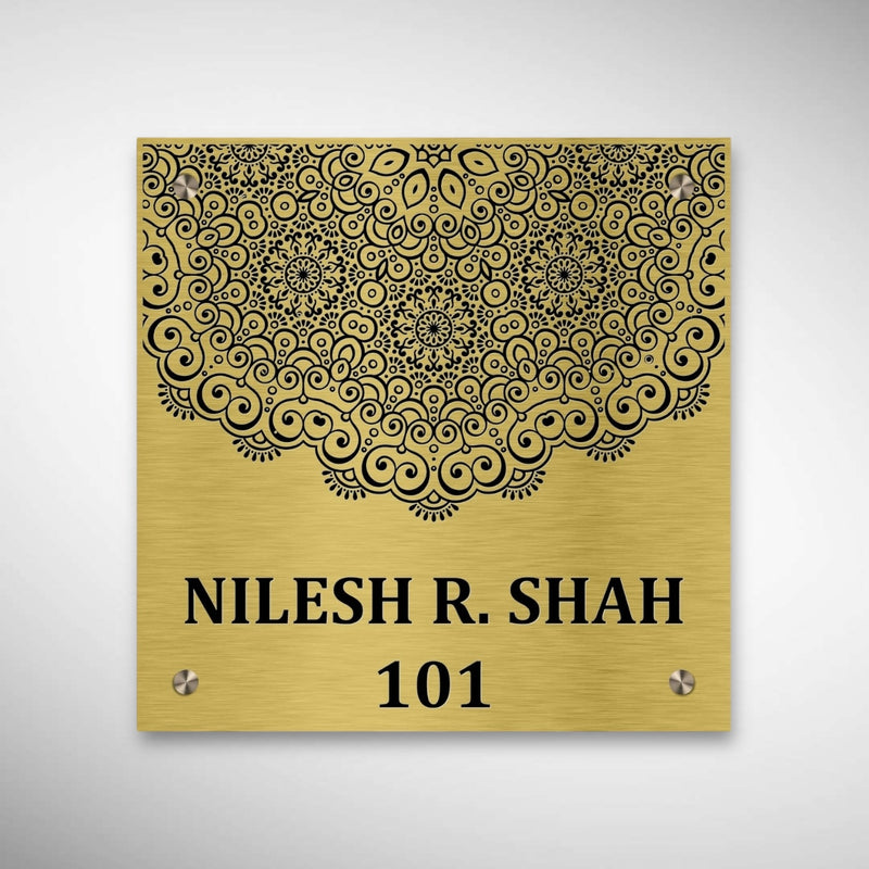 Durable Brass SS Nameplate Engraving