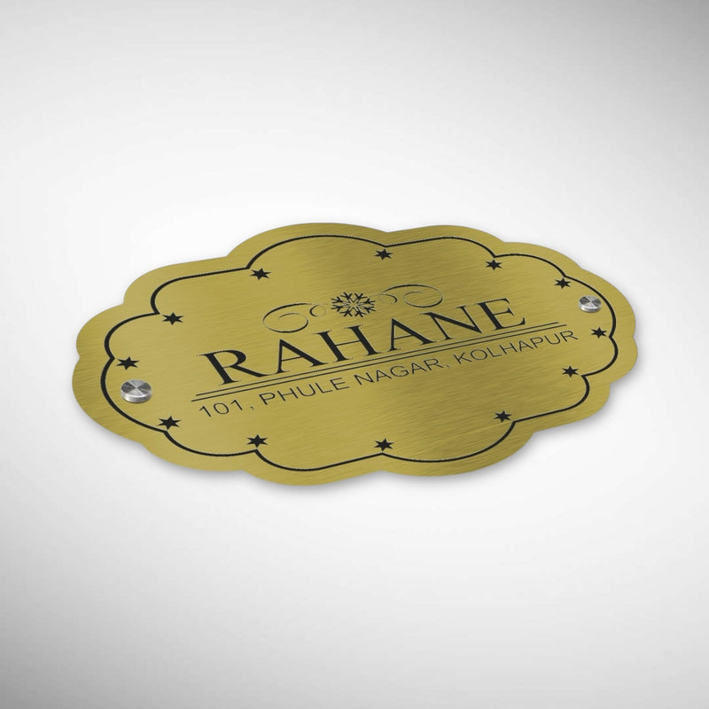 Durable Brass SS Nameplate Engraving
