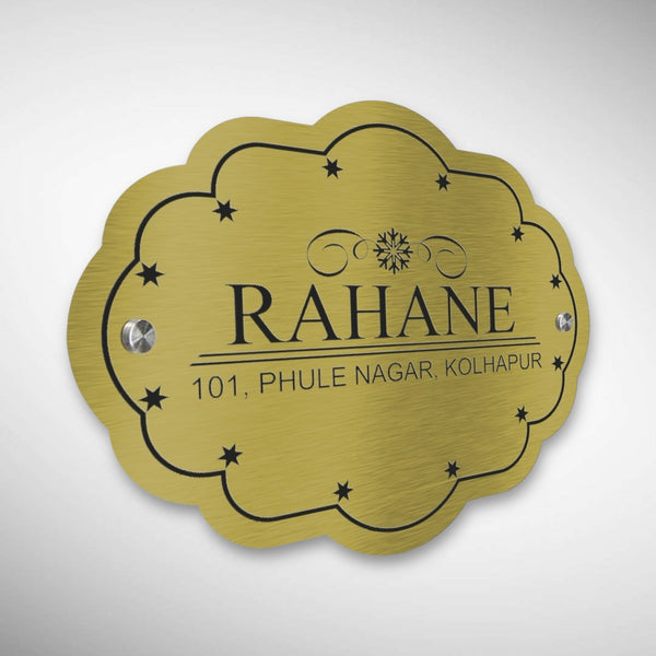Durable Brass SS Nameplate Engraving