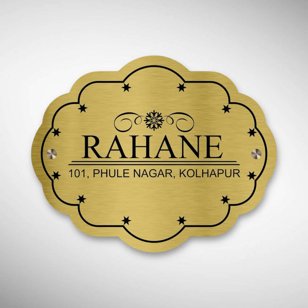 Durable Brass SS Nameplate Engraving
