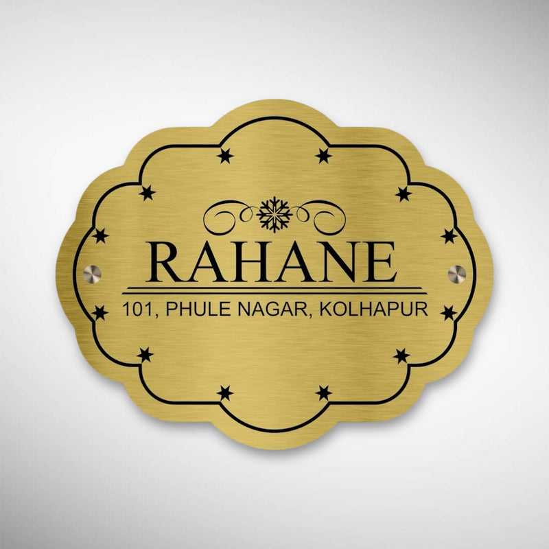 Durable Brass SS Nameplate Engraving