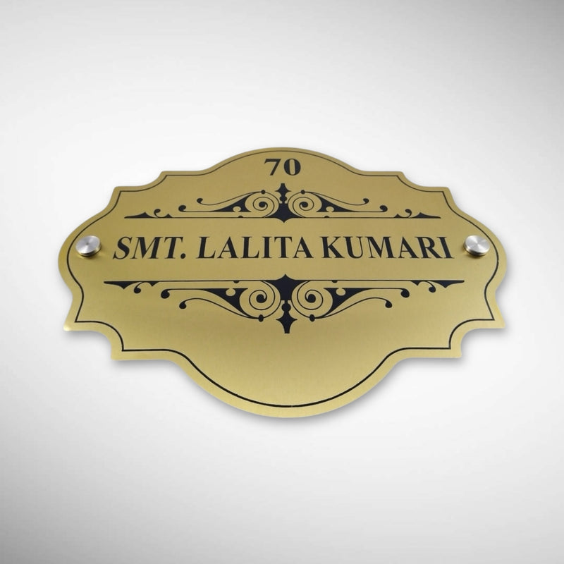 Durable Brass SS Nameplate Engraving