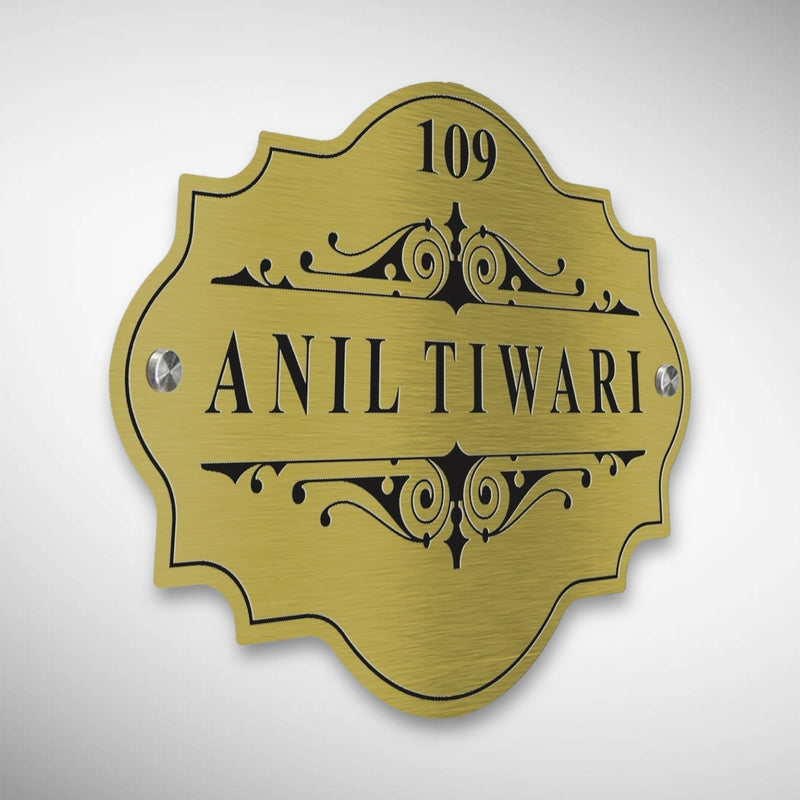 Durable Brass SS Nameplate Engraving