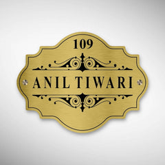 Durable Brass SS Nameplate Engraving