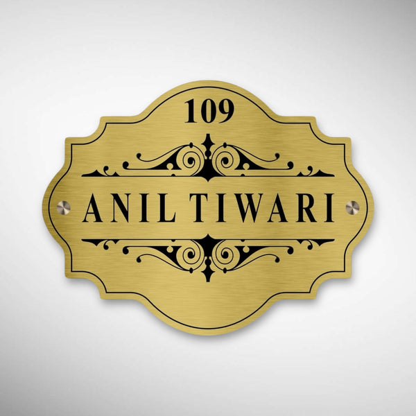 Durable Brass SS Nameplate Engraving
