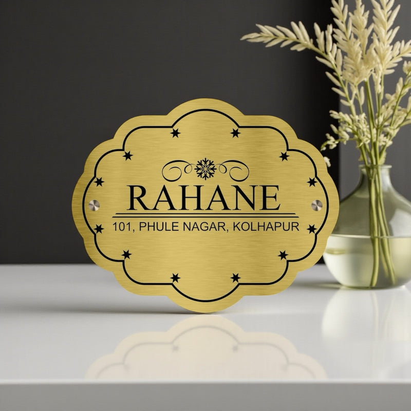 Durable Brass SS Nameplate Engraving