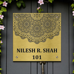 Durable Brass SS Nameplate Engraving