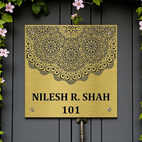 Durable Brass SS Nameplate Engraving