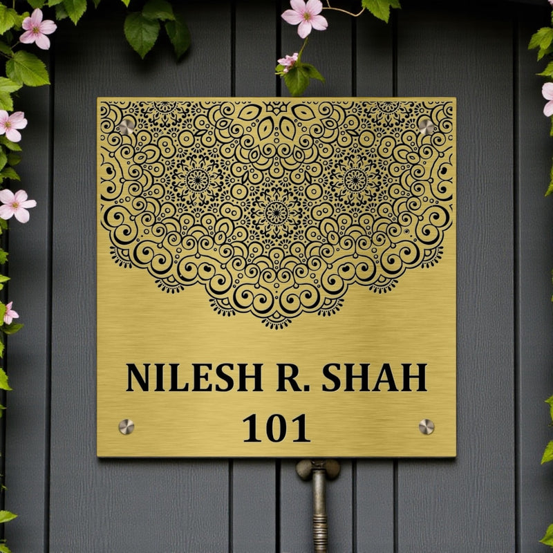 Durable Brass SS Nameplate Engraving
