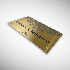 Durable Brass SS Nameplate Engraving