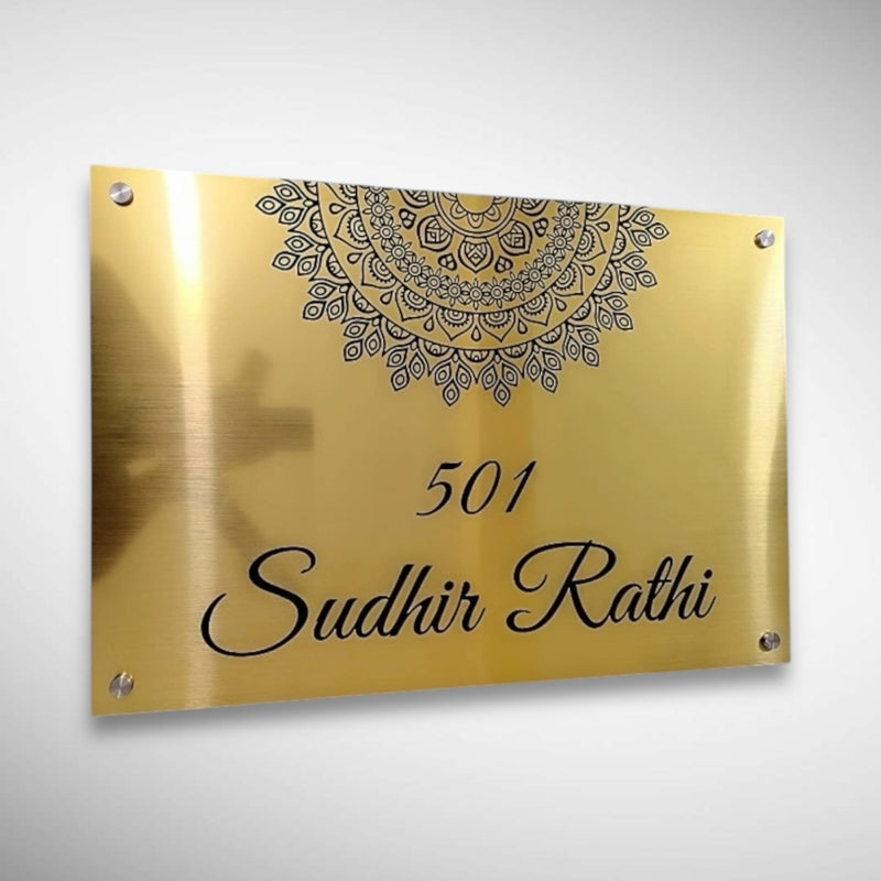 Durable Brass SS Nameplate Engraving | RATHI