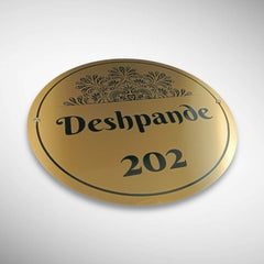 Durable Brass SS Nameplate Engraving | DESHPANDE