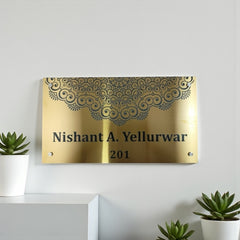 Durable Brass SS Nameplate Engraving