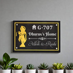 KKAA0035 acrylic nameplate — installed hero