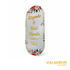 KKAA0037 acrylic nameplate — right angle