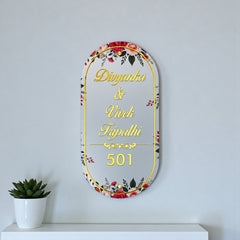KKAA0037 acrylic nameplate — additional installed view