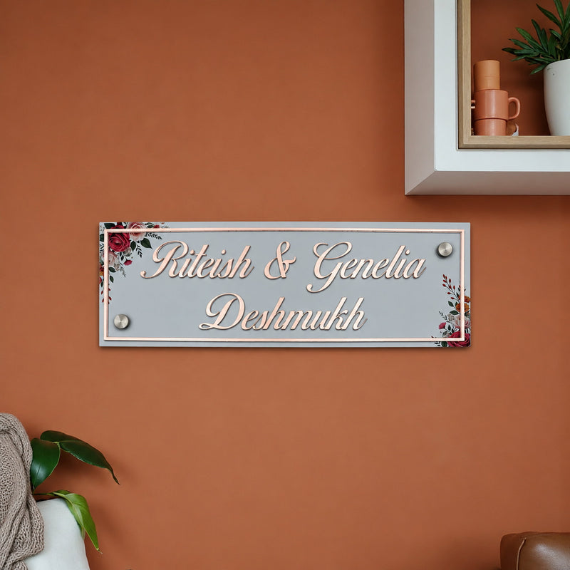 KKAA0038 acrylic nameplate — additional installed view