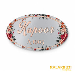 KKAA0040 acrylic nameplate — right angle