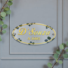 KKAA0041 acrylic nameplate — additional installed view